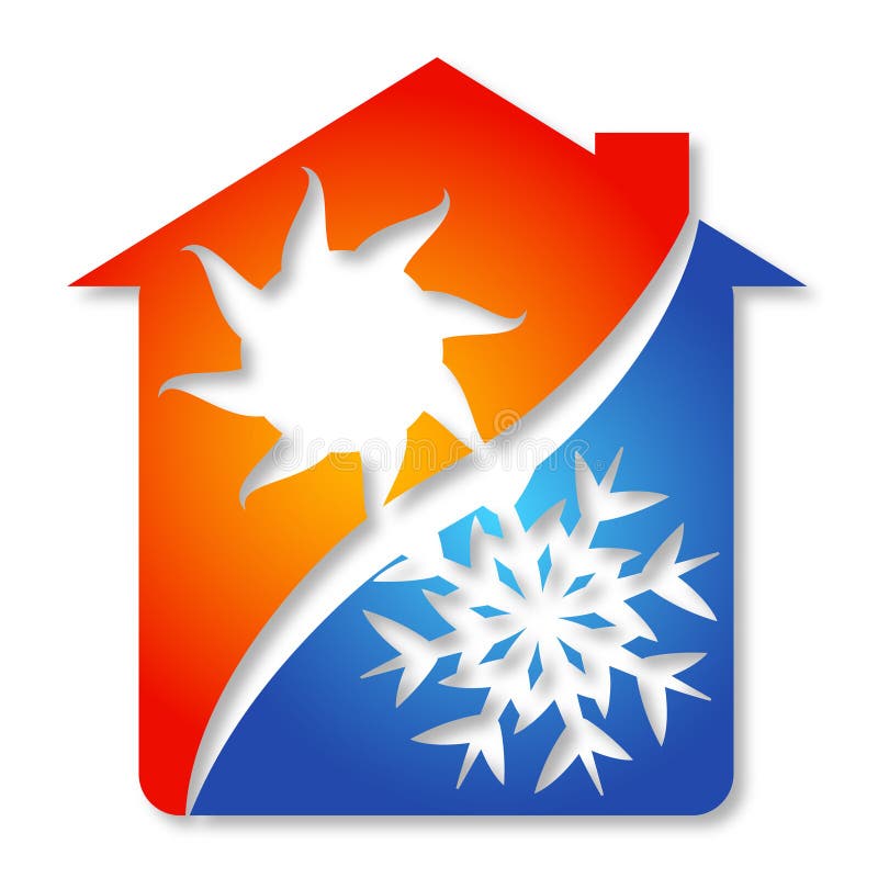 Symbol the air conditioner stock vector. Illustration of heating 88770055