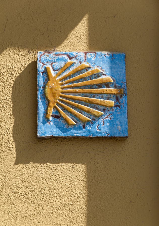Symbol Of The Camino De Santiago That We Find Marking The Route In