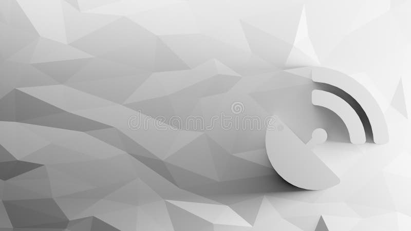 symbol 3d av satelliten stock illustrationer symbol 3d av satelliten stock illustrationer