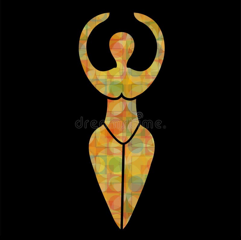 Symbol der Wicca-Göttin lizenzfreie abbildung Symbol der Wicca-Göttin lizenzfreie abbildung