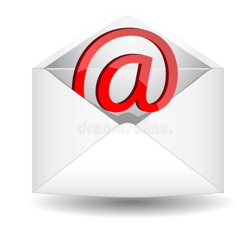 Symbol Of E Mail In An Envelope Stock Vector Illustration Of Receive Paper 36949262