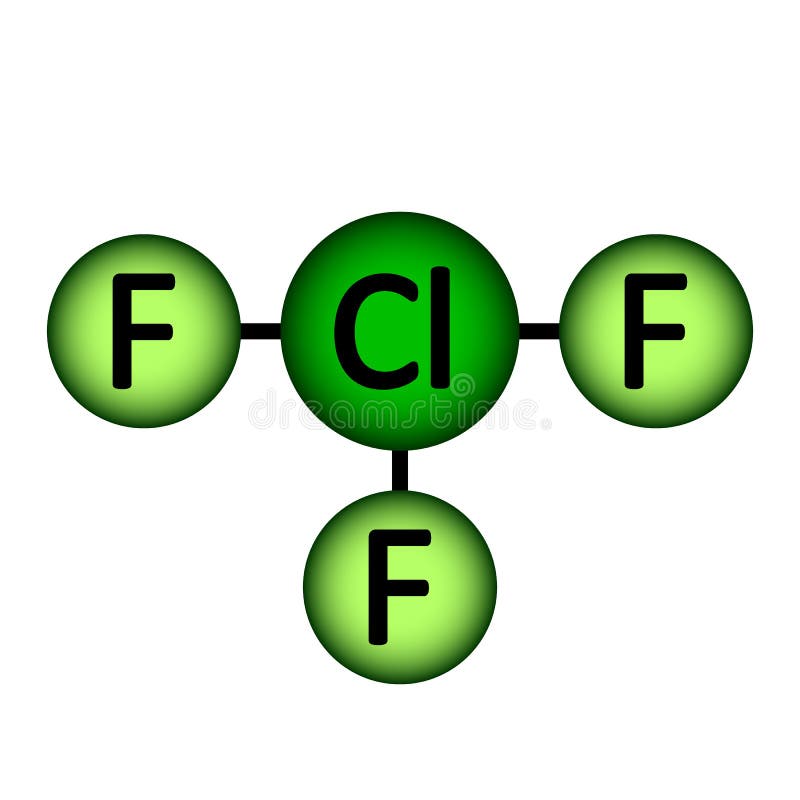 Symbol Fur Chlortrifluorid Gasmolekule Stock Abbildung Illustration Von Molekule Ausbildung 168878523
