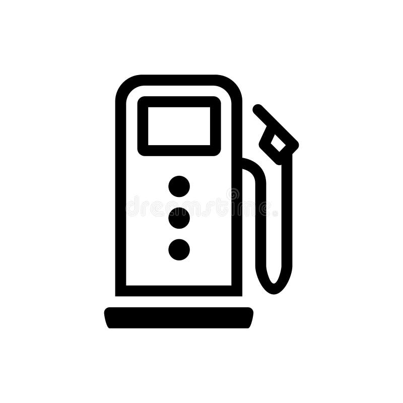 Symbol Für Tankstelle Symbol Für Benzin Vektor Abbildung - Illustration von  düse, auslegung: 159754801