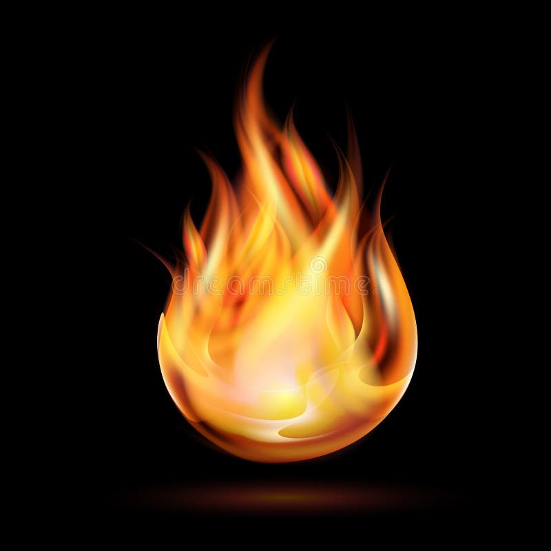 Symbol of fire stock vector. Illustration of fire ...