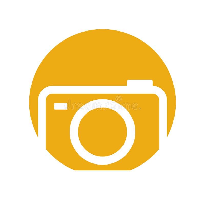 Symbol för bild för fotokamerabild stock illustrationer Symbol för bild för fotokamerabild stock illustrationer