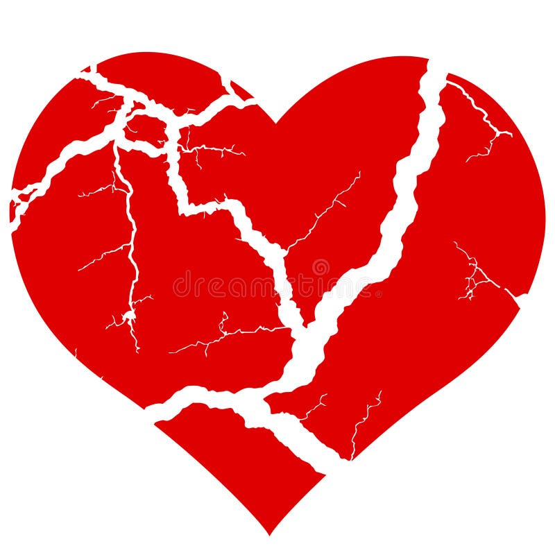 Symbol för bruten hjärta