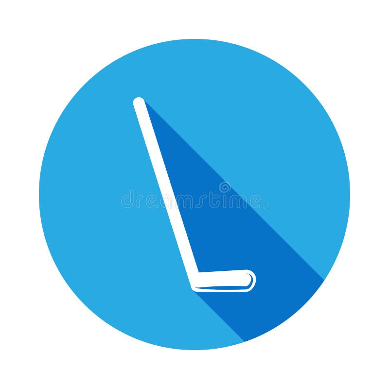 hockey stick icon with long shadow. Element of sport icon for mobile concept and web apps. Isolated hockey stick icon can be used for web and mobile. on white background. hockey stick icon with long shadow. Element of sport icon for mobile concept and web apps. Isolated hockey stick icon can be used for web and mobile. on white background