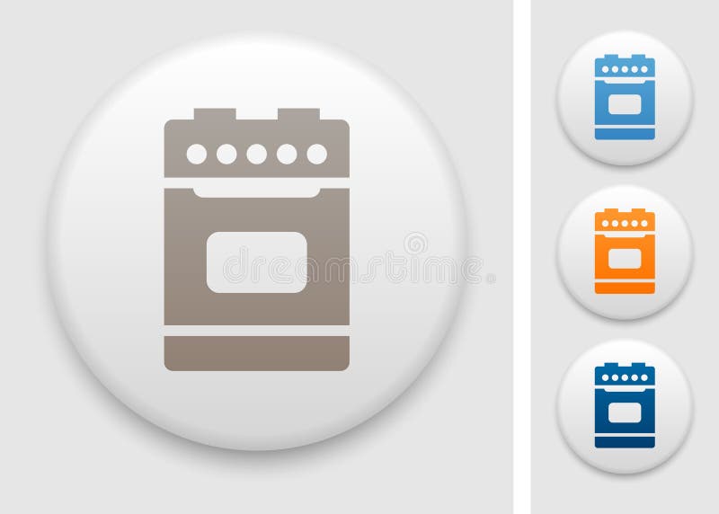 Symbol för kökugn stock illustrationer Symbol för kökugn stock illustrationer