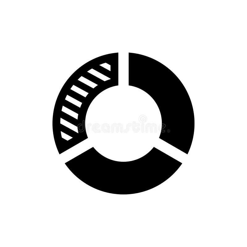 Symbol för pajdiagram Infographic symbol royaltyfri illustrationer