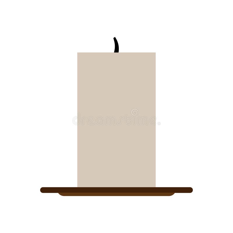 Symbol för vektor för stearinljus för traditionellt symbol för garnering för hållare för Ð-¡ andlestick religiös plan mässings El stock illustrationer Symbol för vektor för stearinljus för traditionellt symbol för garnering för hållare för Ð-¡ andlestick religiös plan mässings El stock illustrationer