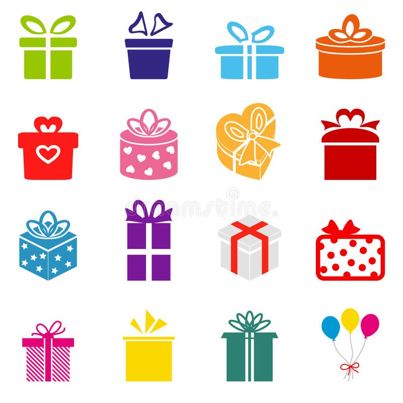 Gift box icon. Vector illustration. Gift box icon. Vector illustration