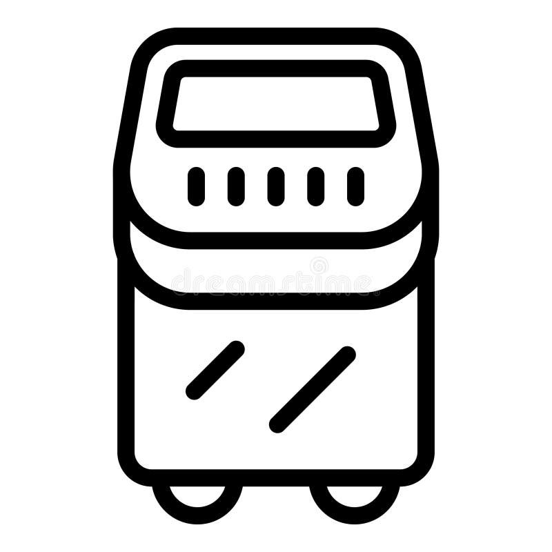 Bread baking appliance icon outline vector. Automatic equipment. Homemade loaf kitchenware. Bread baking appliance icon outline vector. Automatic equipment. Homemade loaf kitchenware