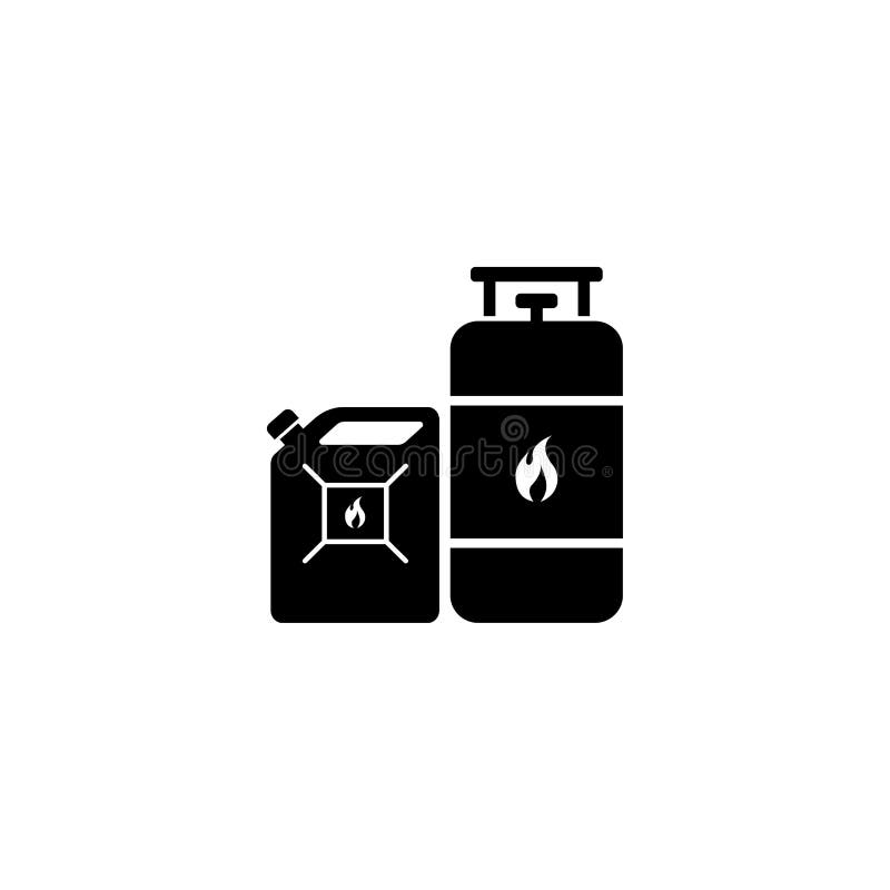 Symbol für Brennstoffvektoren stock abbildung