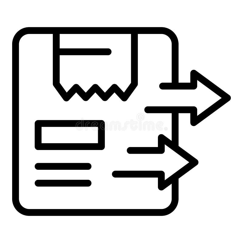 Symbol für Computerverwaltung. digitales Inventar stock abbildung