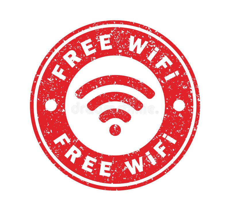 Symbol für das drahtlose WiFi-Zugriffssignal Symbol für die Verbindung. Logo-Zeichen für das Web-Netzwerk. Vektor stock abbildung