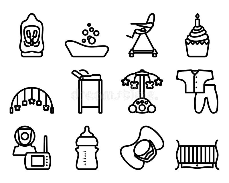Symbol für die Mutterschaft lizenzfreie abbildung