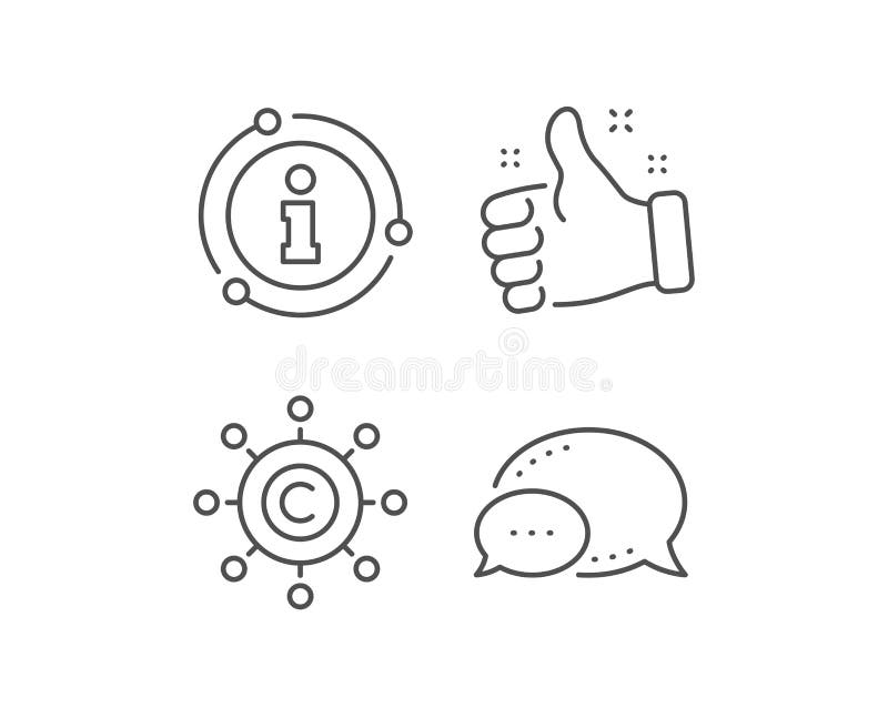 Symbol für die Schreibweise einer Netzwerkzeile Copyright-Zeichen Vector stock abbildung