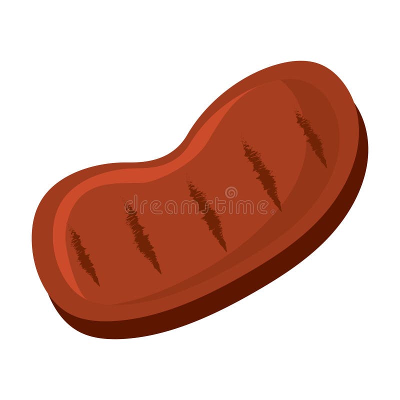 Symbol für Rindersteak. Vector vektor abbildung