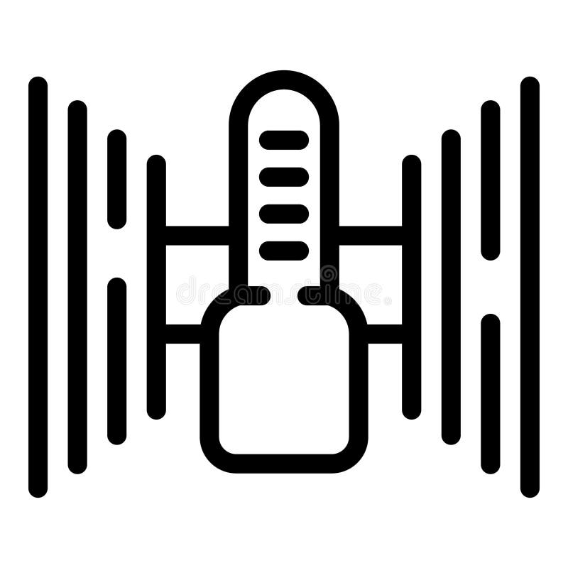 Symbol für Schwarzweißmusik vektor abbildung