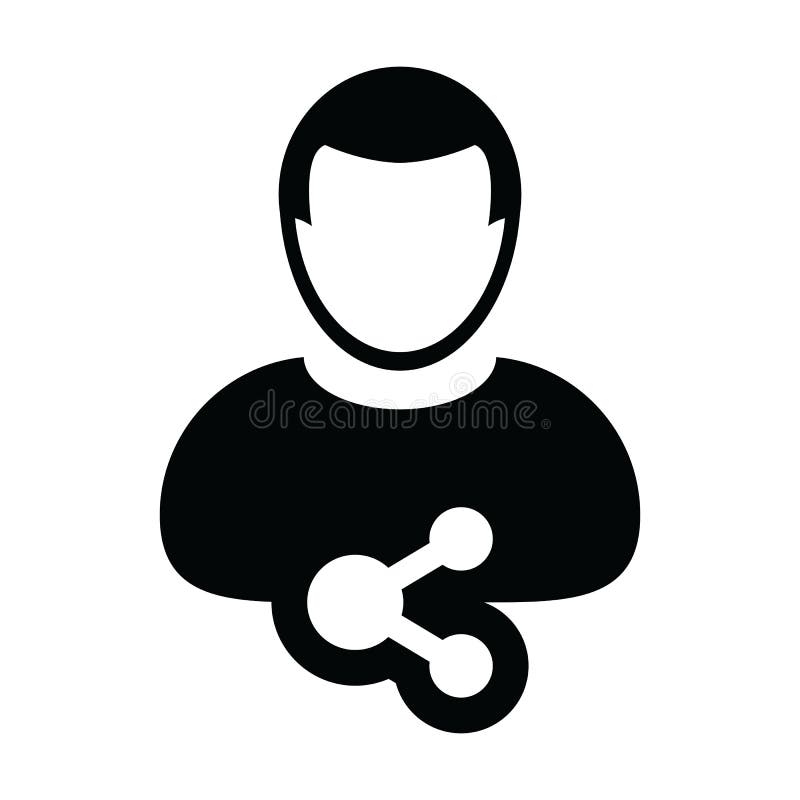 Symbol für soziales Netzwerk Vektor männliche Person Profil Avatar mit Aktiensymbol in einem glypischen Piktogramm lizenzfreie abbildung Symbol für soziales Netzwerk Vektor männliche Person Profil Avatar mit Aktiensymbol in einem glypischen Piktogramm lizenzfreie abbildung