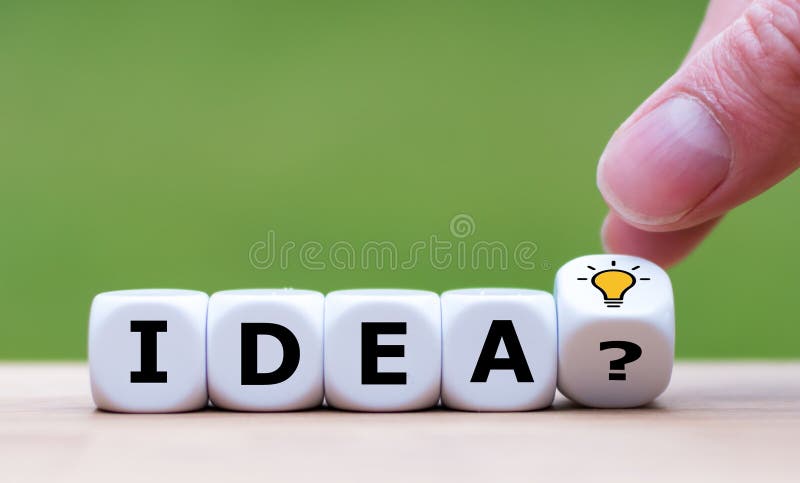 A Symbol of getting a good idea stock image A Symbol of getting a good idea stock image