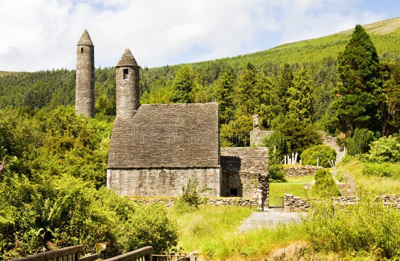 Symbol of Ireland - Saint Kevin Church