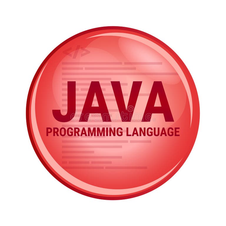 Symbol of JAVA Programming Language Stock Vector - Illustration of ...