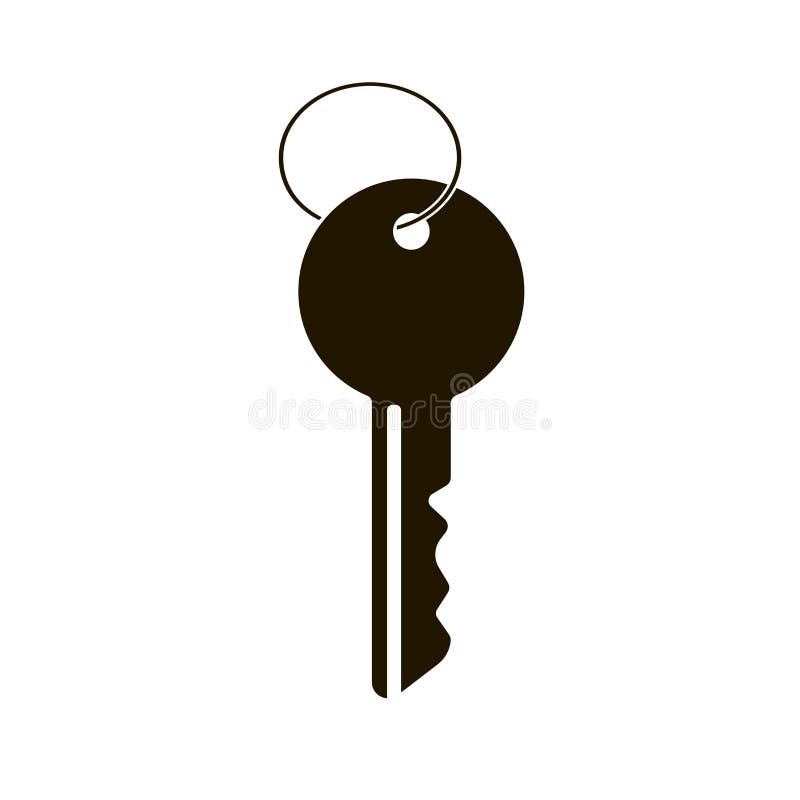 Symbol key vector icon royalty free illustration