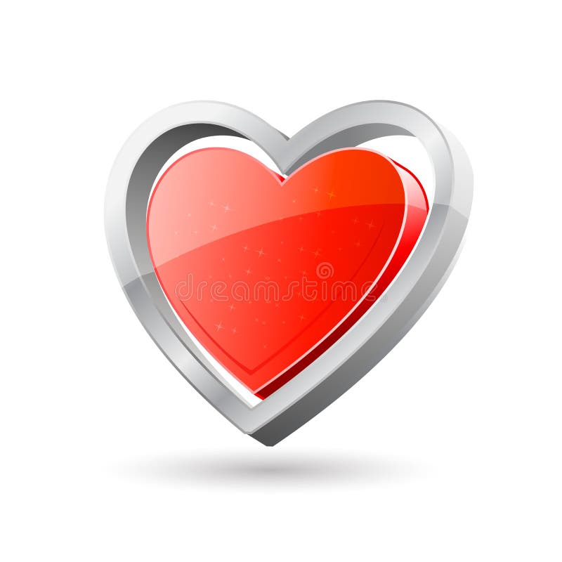 Symbol of love royalty free illustration