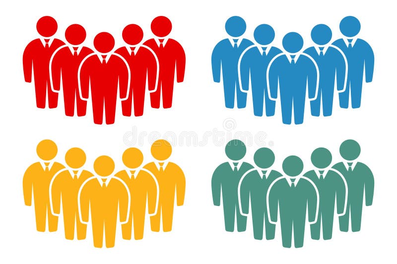 Symbol, people icon. royalty free illustration