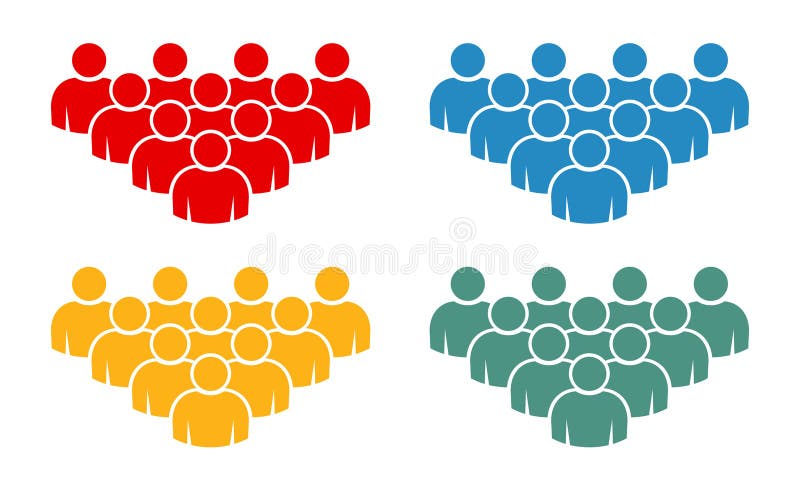 Symbol, people icon. stock illustration