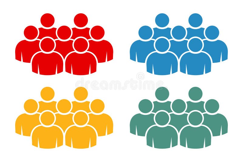 Symbol, people icon. stock illustration