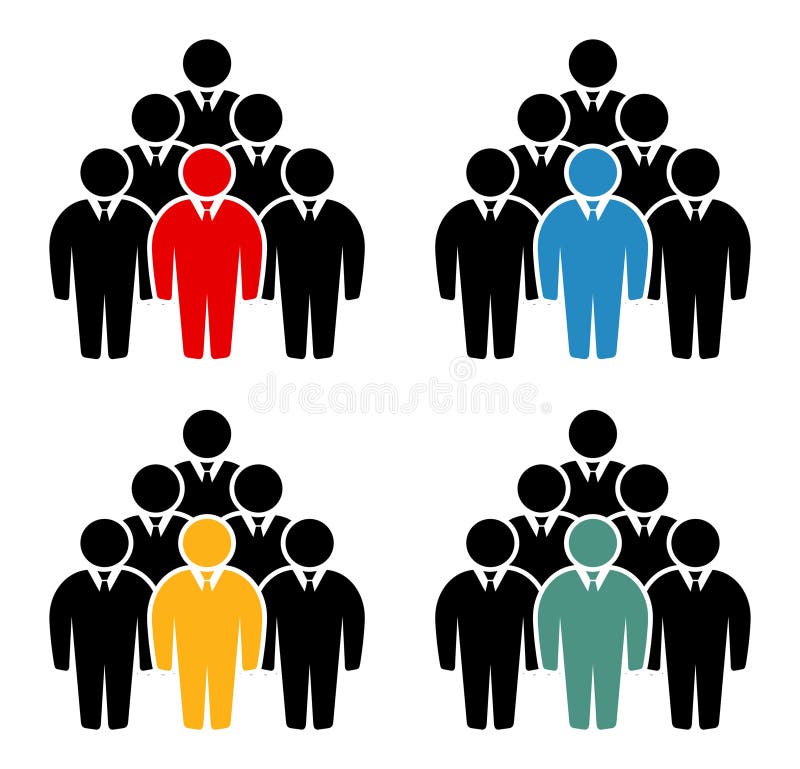 Symbol, people icon. royalty free illustration