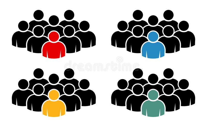 Symbol, people icon. royalty free illustration