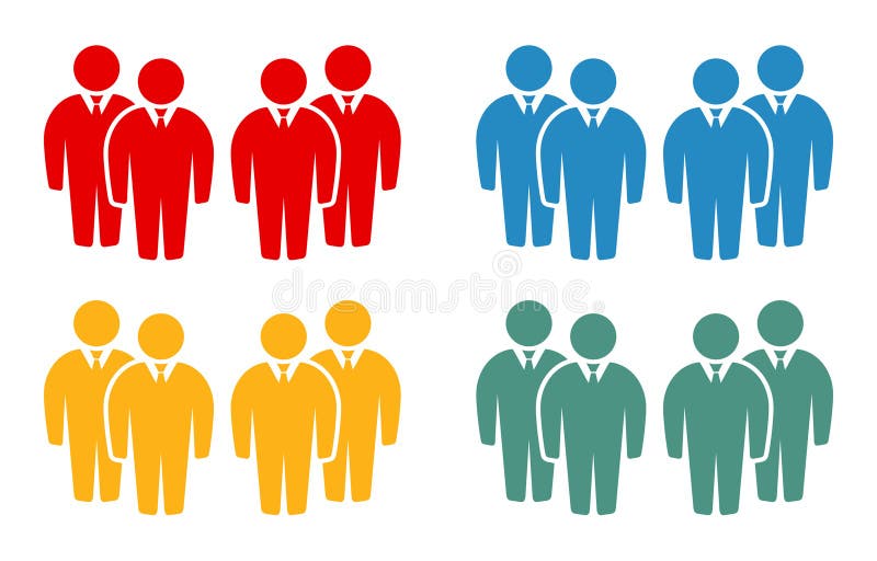 Symbol, people icon. royalty free illustration