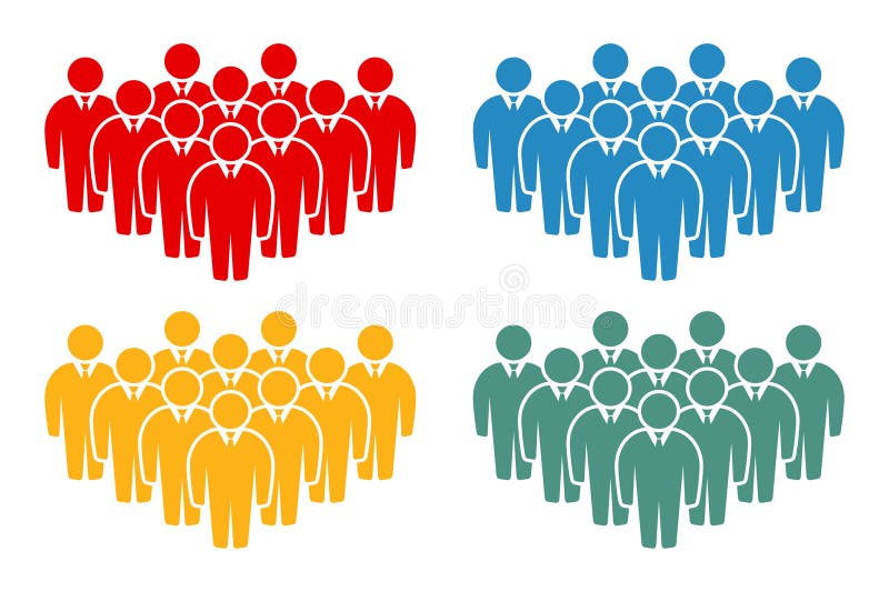 Symbol, people icon. royalty free illustration