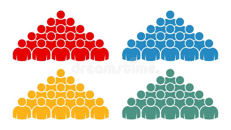 Symbol, people icon. stock illustration