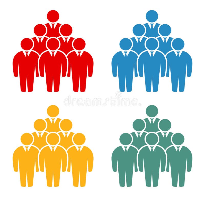 Symbol, people icon. stock illustration