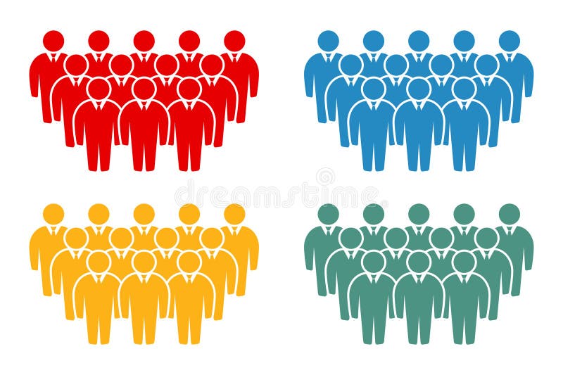 Symbol, people icon. vector illustration