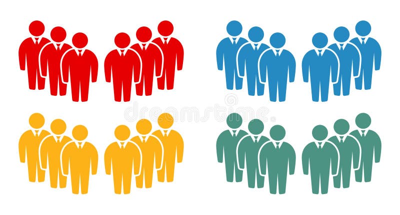 Symbol, people icon. royalty free illustration