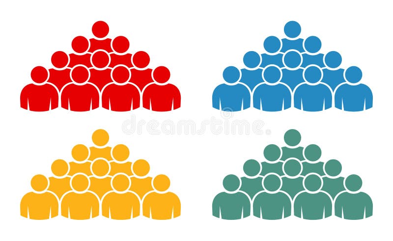 Symbol, people icon. stock illustration