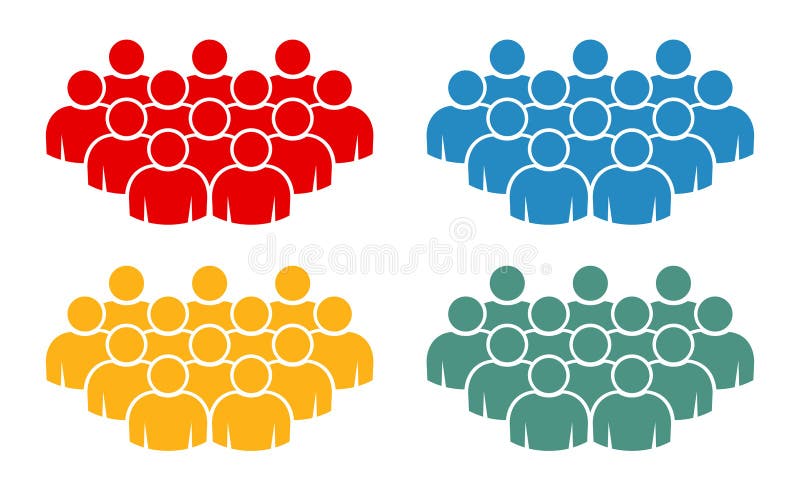 Symbol, people icon. vector illustration