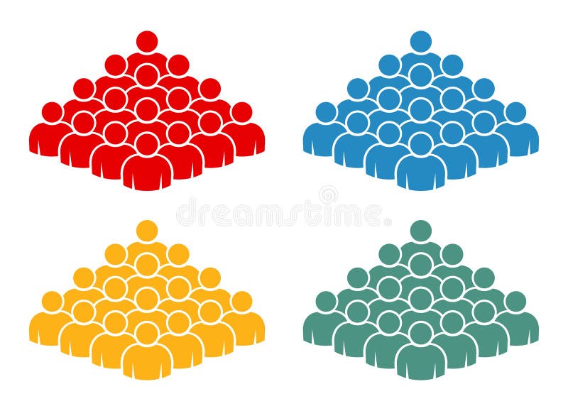 Symbol, people icon. stock illustration