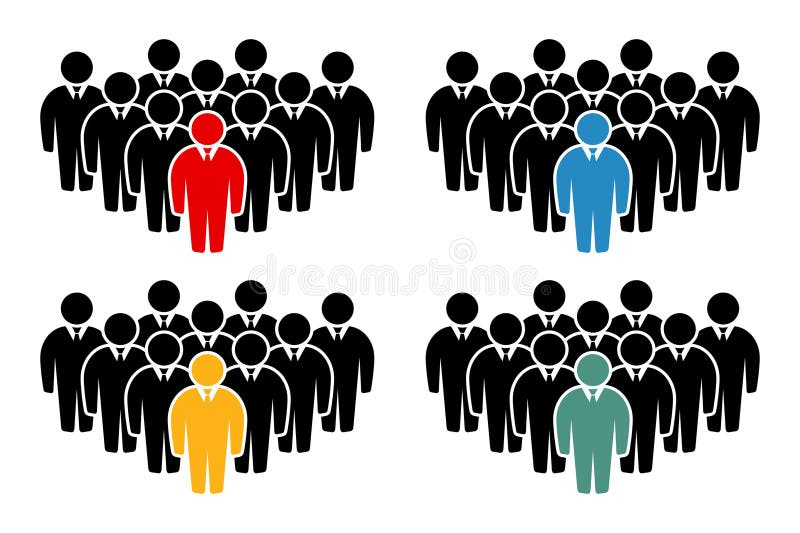 Symbol, people icon. royalty free illustration