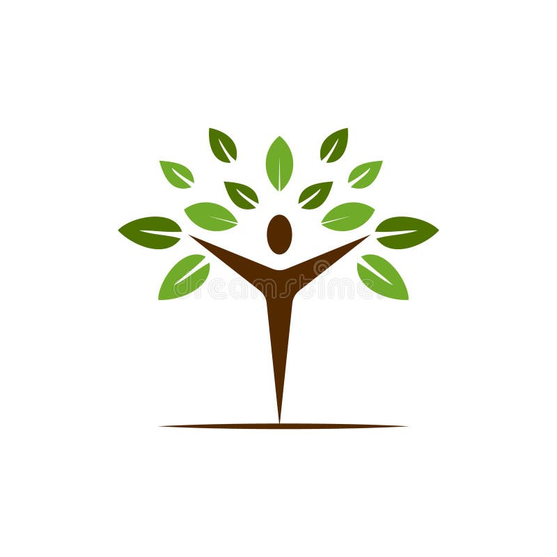 Symbol of Plants that Grow and Develop Stock Photo Image of land