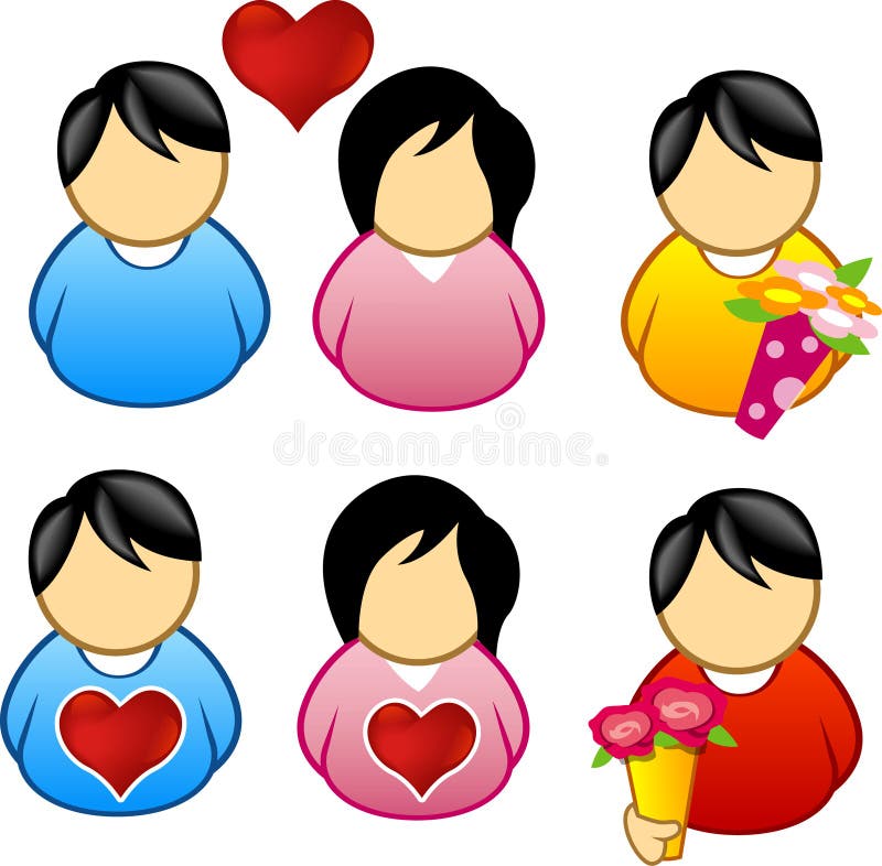 Symbole d'amour et de soin illustration stock Symbole d'amour et de soin illustration stock
