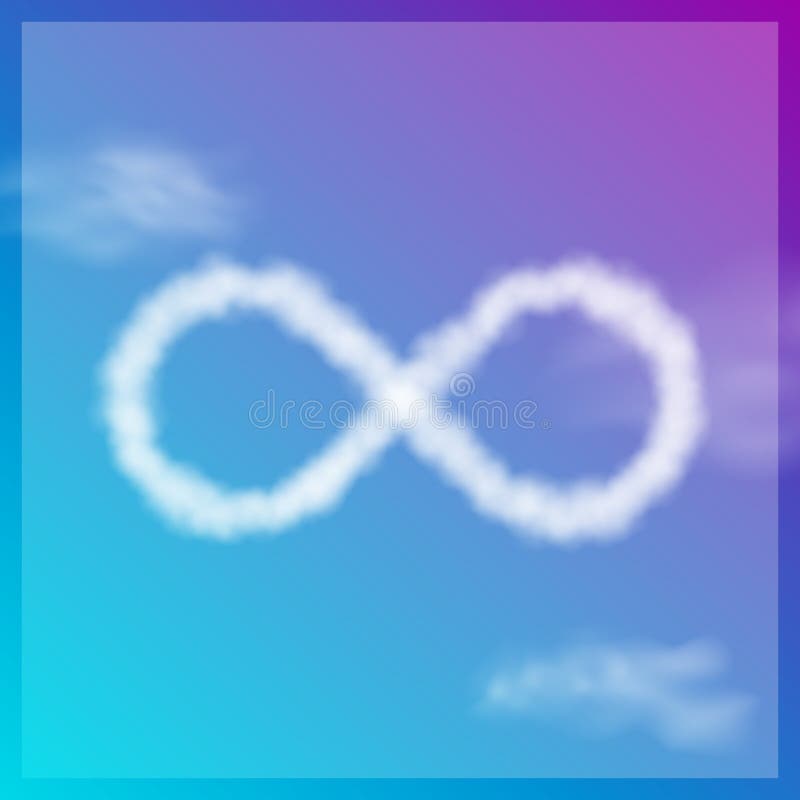 Symbole d'infini de nuage sur le ciel bleu Graphisme de vecteur illustration de vecteur Symbole d'infini de nuage sur le ciel bleu Graphisme de vecteur illustration de vecteur