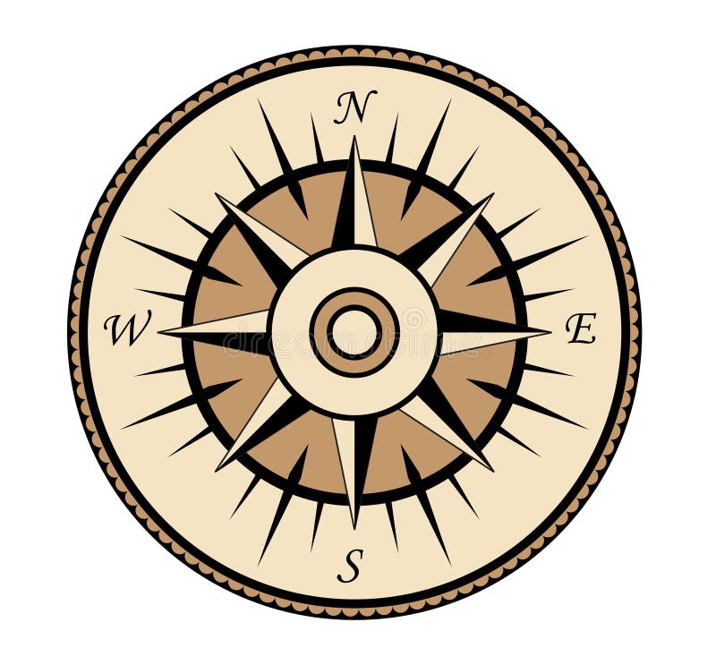 Symbole de compas illustration stock Symbole de compas illustration stock
