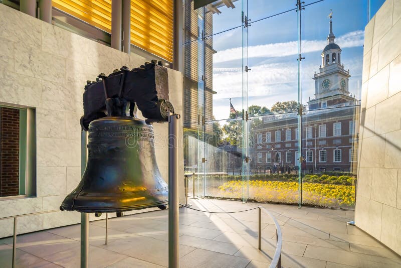 Symbole de la cloche de la liberté vieux de la liberté américaine à Philadelphie Pennsylvanie