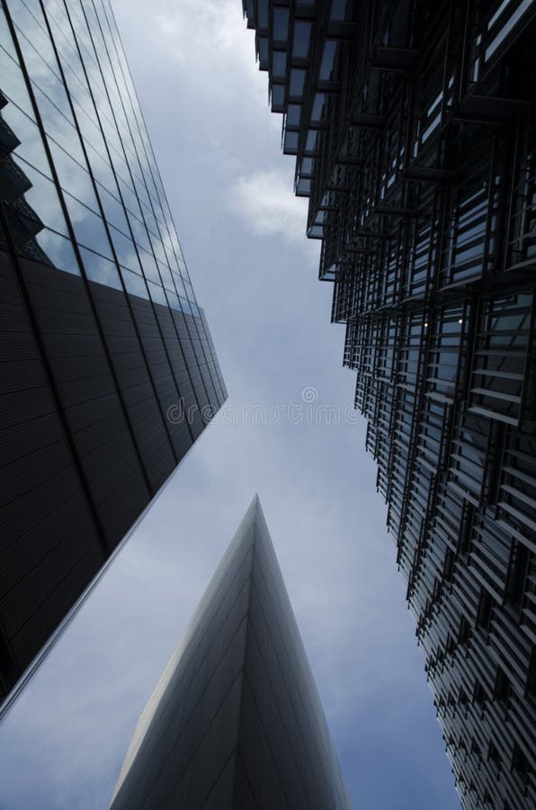Symbole de lambda à plus de rive Londres photos stock